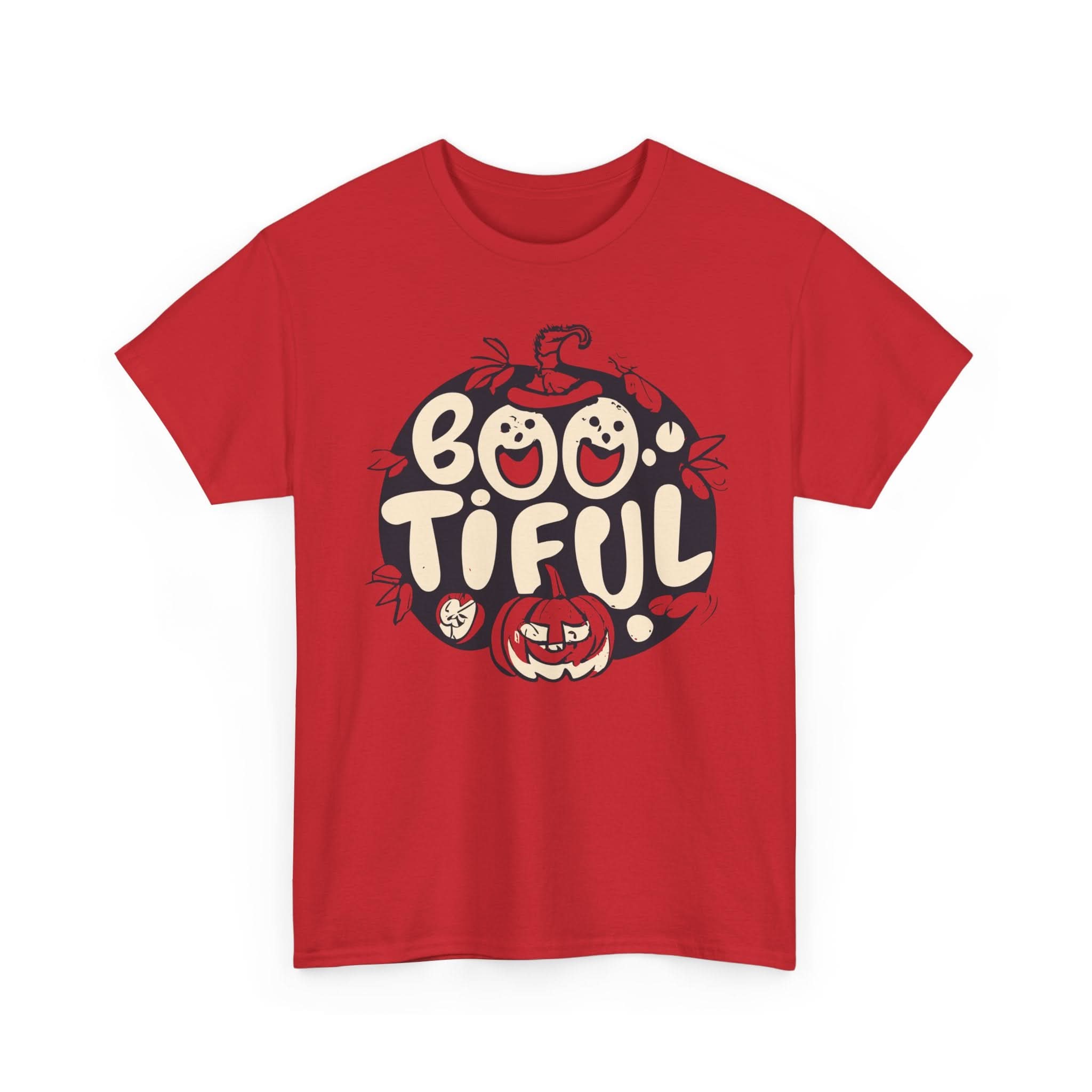 Boo-tiful Halloween Tee | Unisex Cotton Shirt for Fall Festivities, Party Wear, Trick or Treat, Cozy Casual Style, Halloween Gift