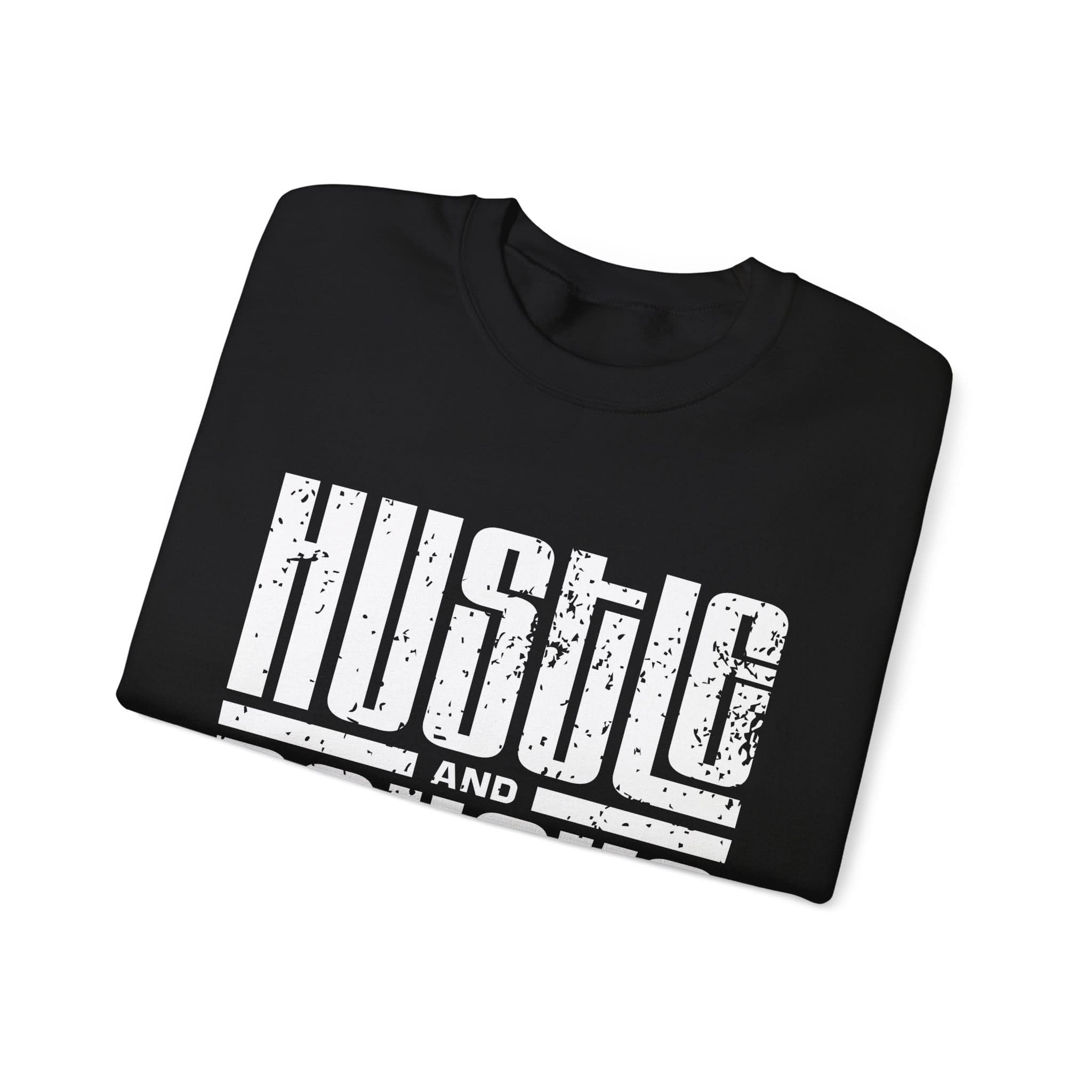 Hustle and Believe Sweatshirt for Dreamers, Cozy Crewneck, Motivational Apparel, Unisex Gift for Entrepreneurs, Trending Fashion