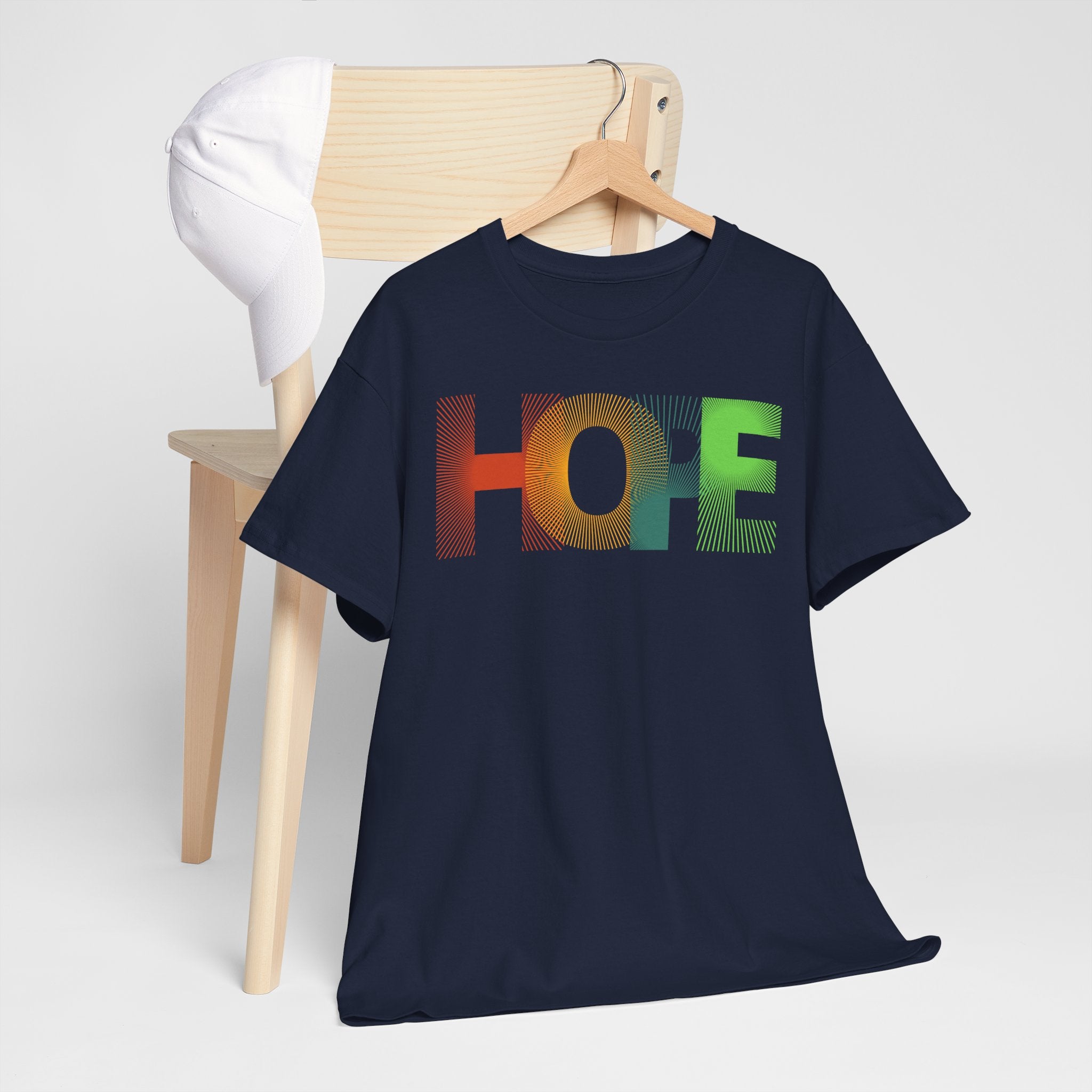Hope Graphic Tee, Unisex Cotton Shirt, Inspirational T-Shirt, Gift for Friends, Casual Wear, Positive Vibes, Everyday Essentials