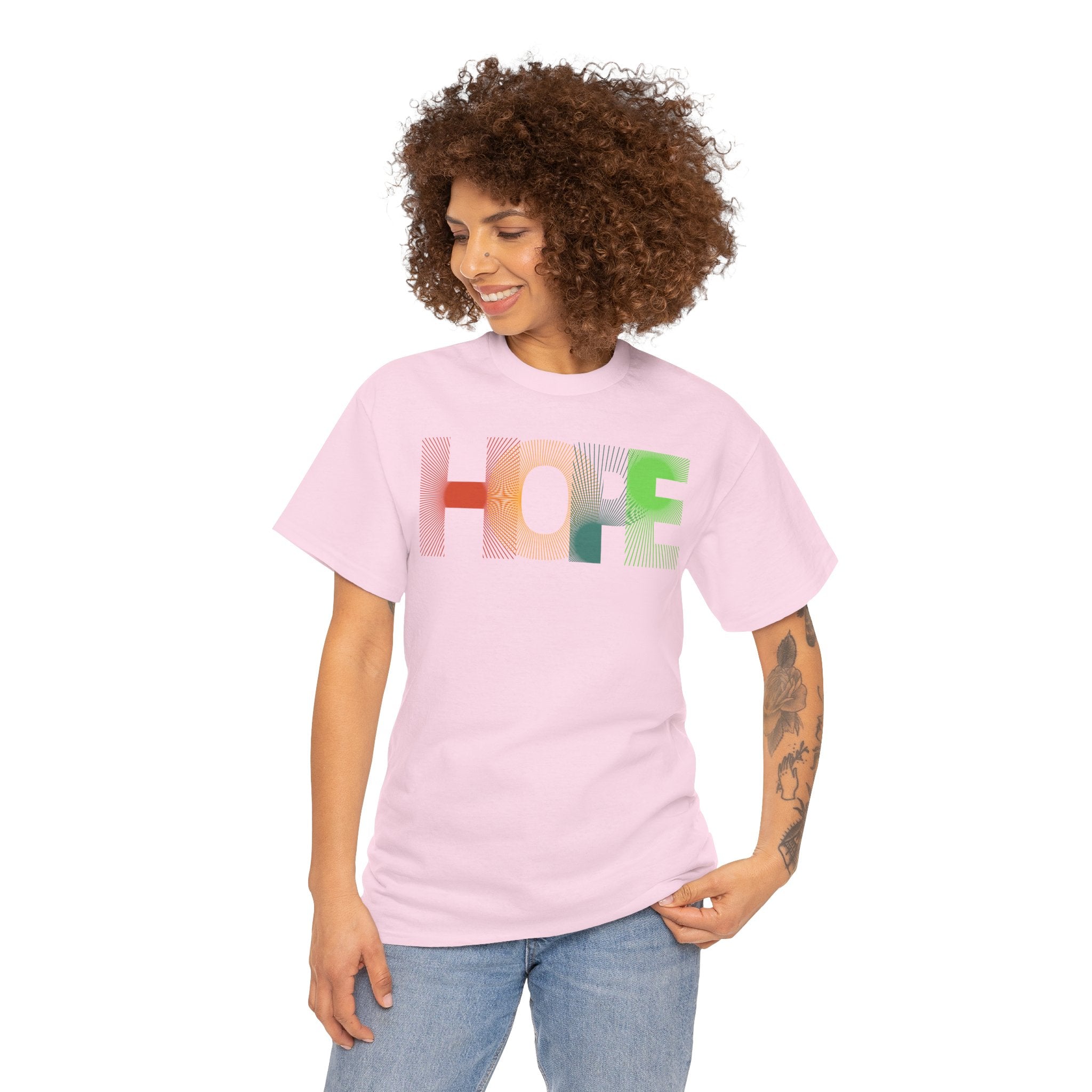 Hope Graphic Tee, Unisex Cotton Shirt, Inspirational T-Shirt, Gift for Friends, Casual Wear, Positive Vibes, Everyday Essentials