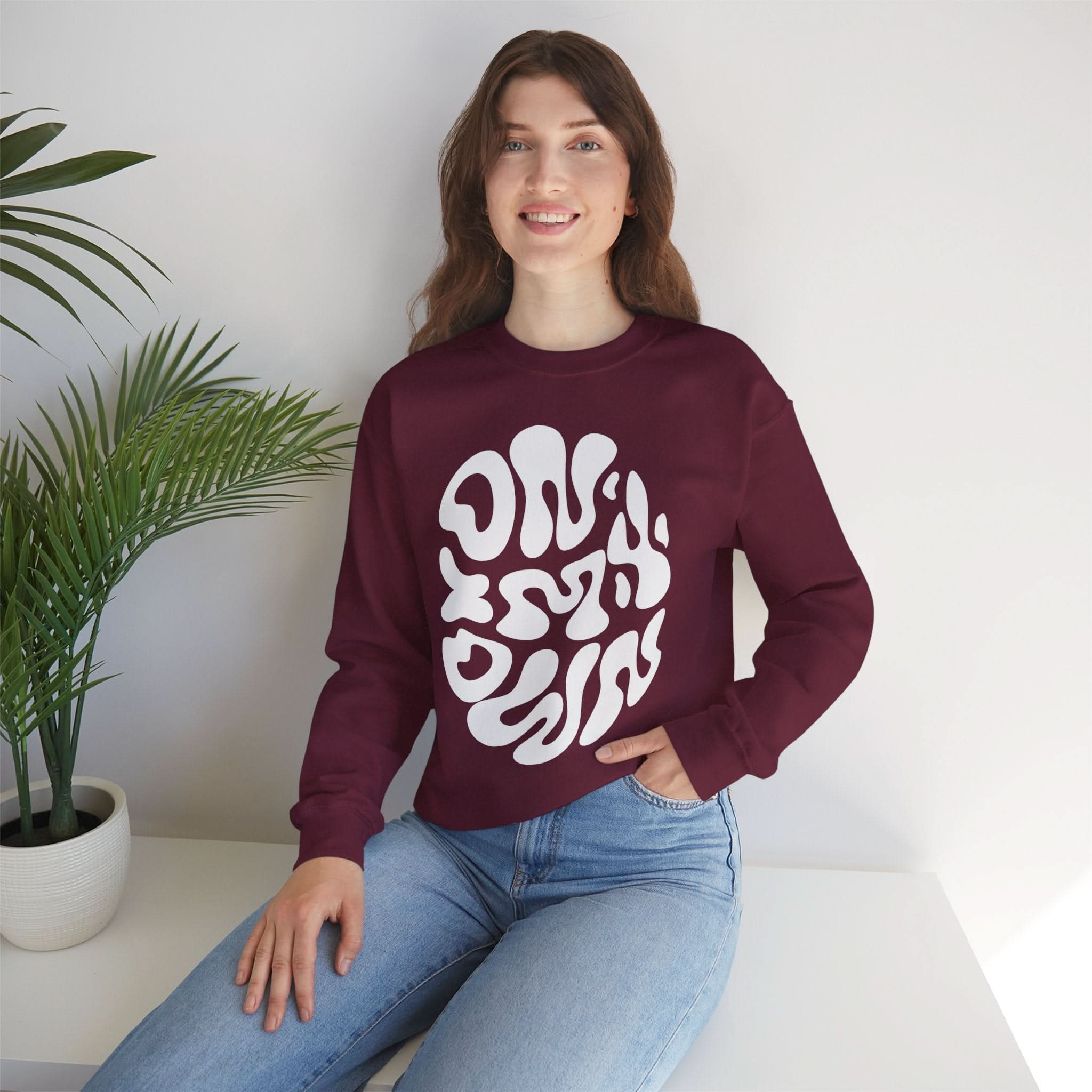 On My Own | Comfort Crewneck Sweatshirt - Unisex, Cozy Outfit, Casual Wear, Gift Idea, Trendy Apparel