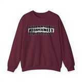 Humanity Graphic Crewneck Sweatshirt — Strikethrough Humanity Design