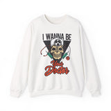 Doctor Skull Sweatshirt — "I Wanna Be Your Doctor" Medical Graphic Crewneck