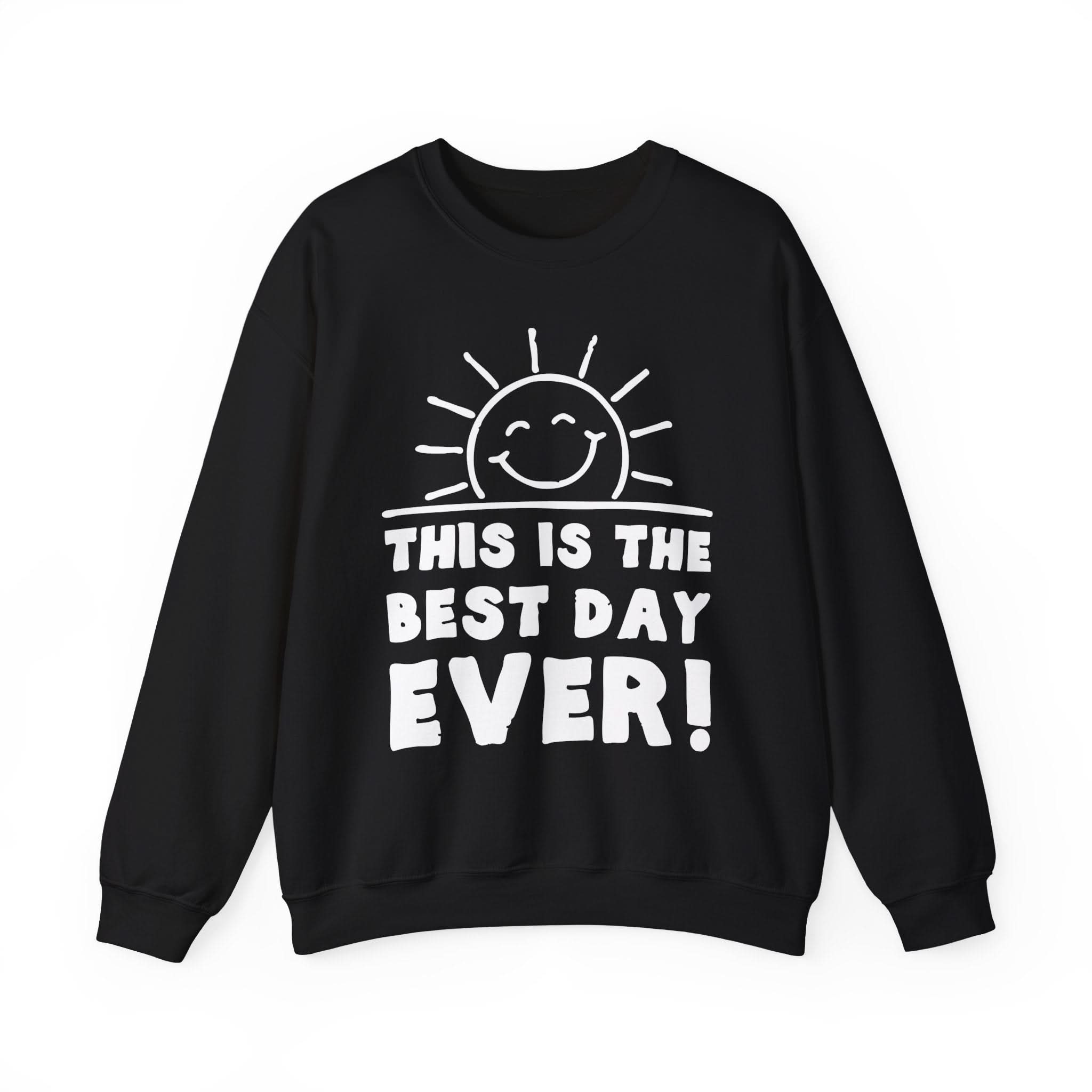 Positive Vibes Crewneck Sweatshirt - Perfect for Celebrations, Everyday Wear, Gift Ideas, Fun Mood Apparel, Unisex Casual Style