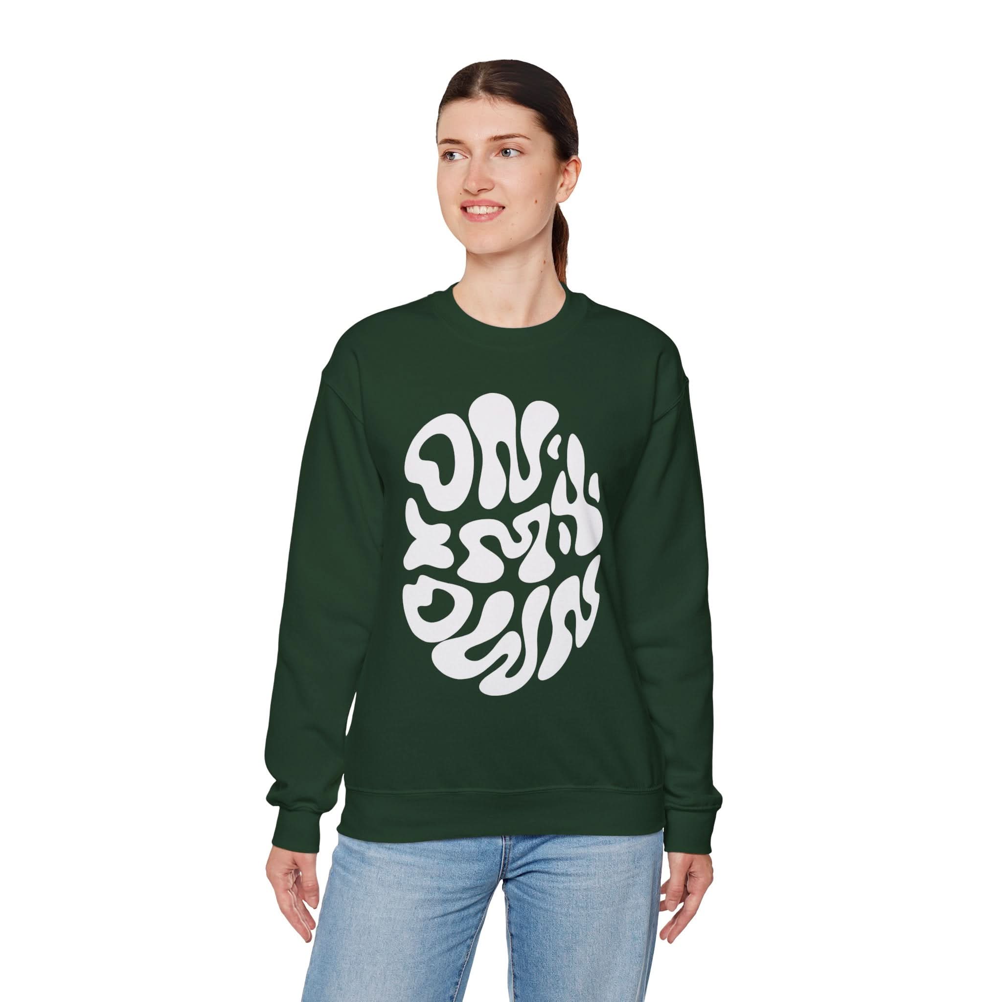 On My Own | Comfort Crewneck Sweatshirt - Unisex, Cozy Outfit, Casual Wear, Gift Idea, Trendy Apparel