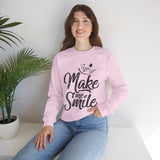 Make Me Smile Sweatshirt — 'You Make Me Smile' Cozy Crewneck