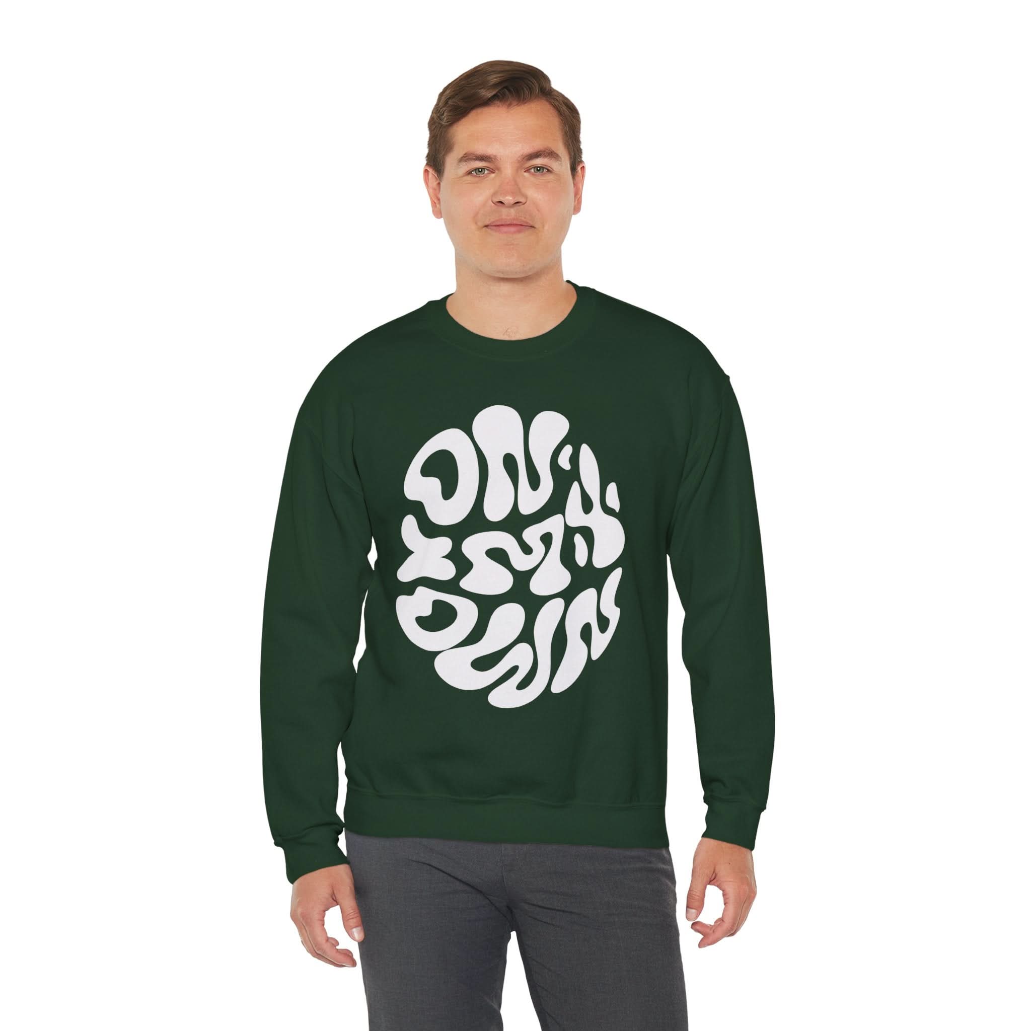 On My Own | Comfort Crewneck Sweatshirt - Unisex, Cozy Outfit, Casual Wear, Gift Idea, Trendy Apparel