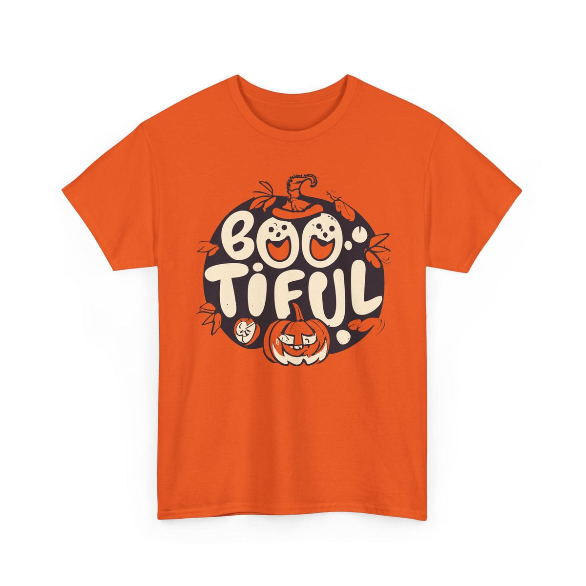 Boo-tiful Halloween Tee | Unisex Cotton Shirt for Fall Festivities, Party Wear, Trick or Treat, Cozy Casual Style, Halloween Gift