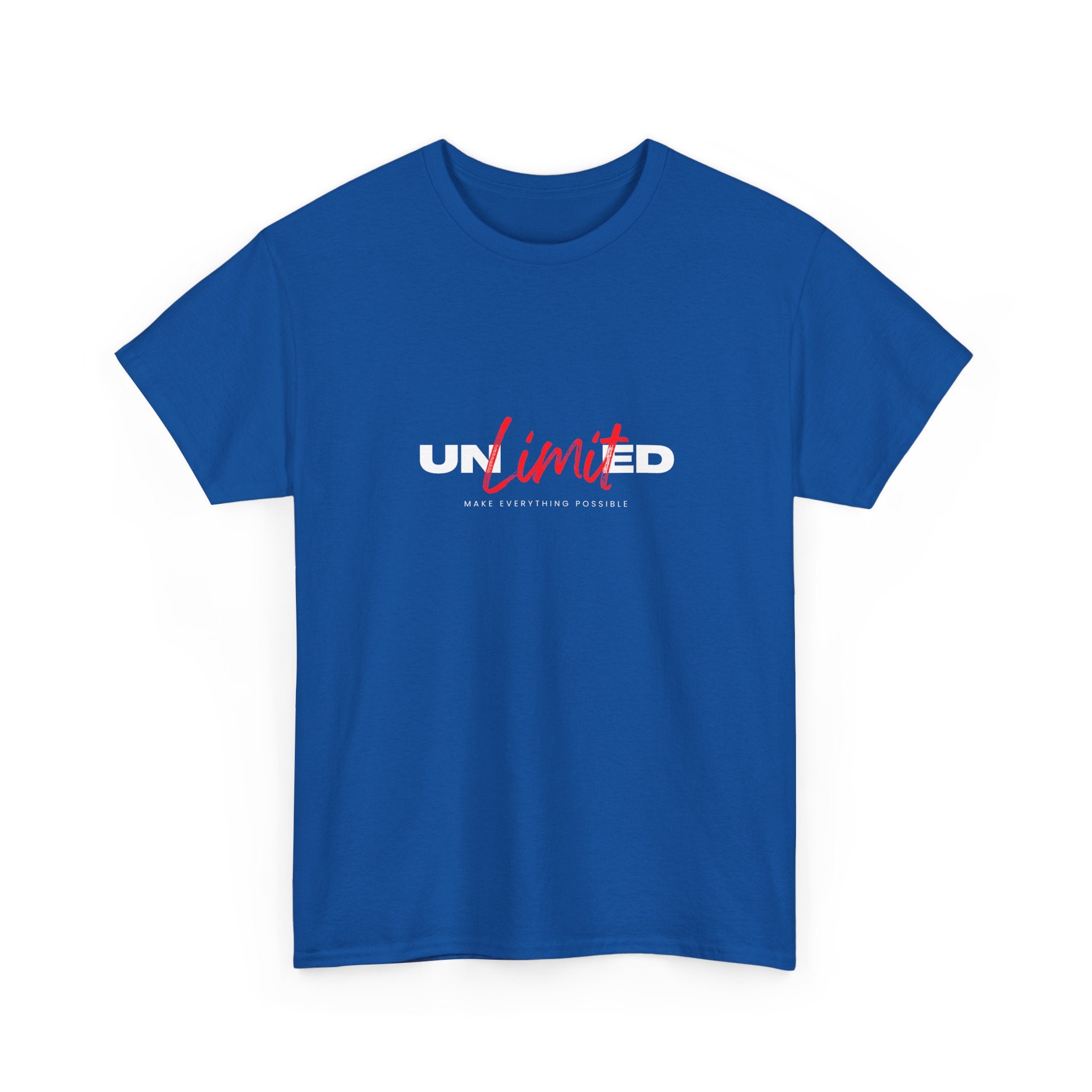 UnLimited Unisex Heavy Cotton Tee - Casual Wear, Motivational Message Tee, Gift for Friends, Everyday Essentials, Inspirational Shirt
