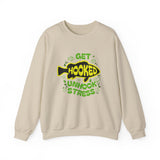 Get Hooked Unhook Stress Fishing Sweatshirt