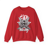 Crewneck Sweatshirt — “Extreme Cap Tuning” Engine Skull Graphic