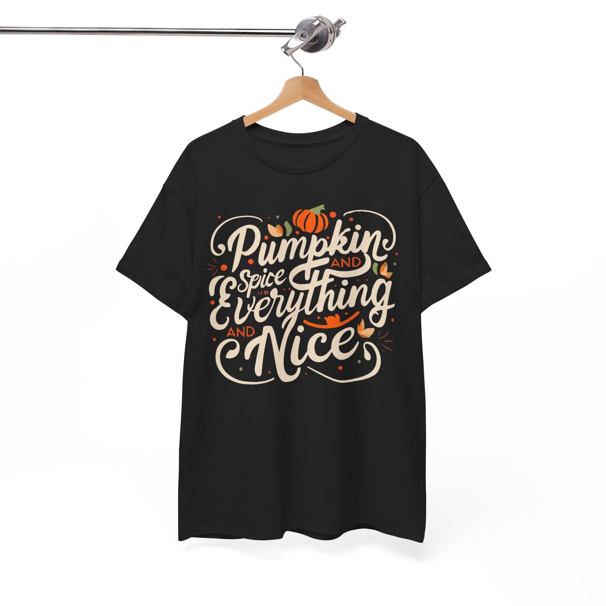 Pumpkin Spice Everything Unisex Tee - Fall Aesthetic, Cozy Casual Wear, Gift for Autumn Lovers, Halloween Shirt, Seasonal Apparel