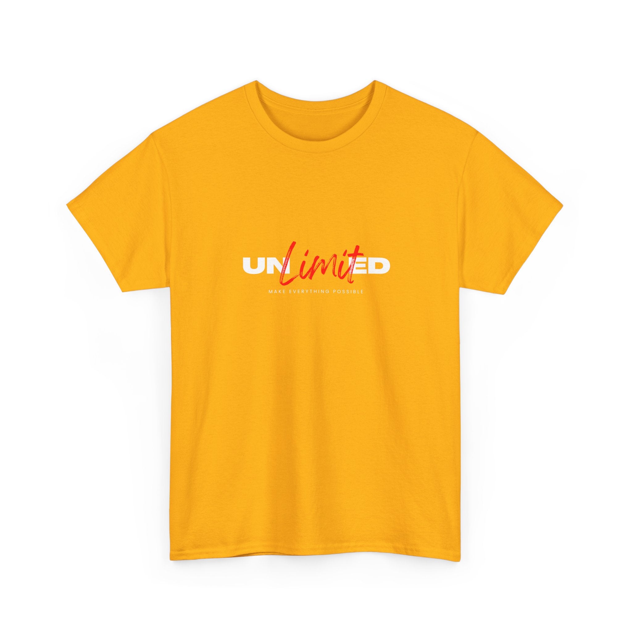UnLimited Unisex Heavy Cotton Tee - Casual Wear, Motivational Message Tee, Gift for Friends, Everyday Essentials, Inspirational Shirt
