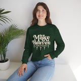Make Heaven Crowded Sweatshirt — Christian Faith Crewneck