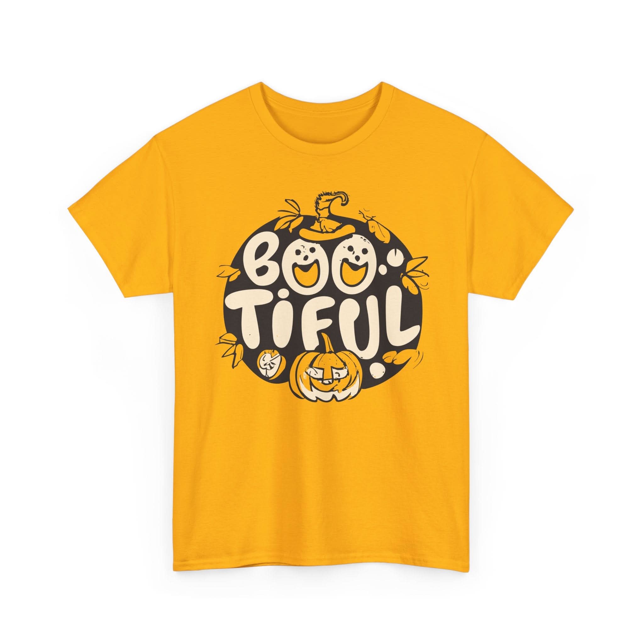 Boo-tiful Halloween Tee | Unisex Cotton Shirt for Fall Festivities, Party Wear, Trick or Treat, Cozy Casual Style, Halloween Gift