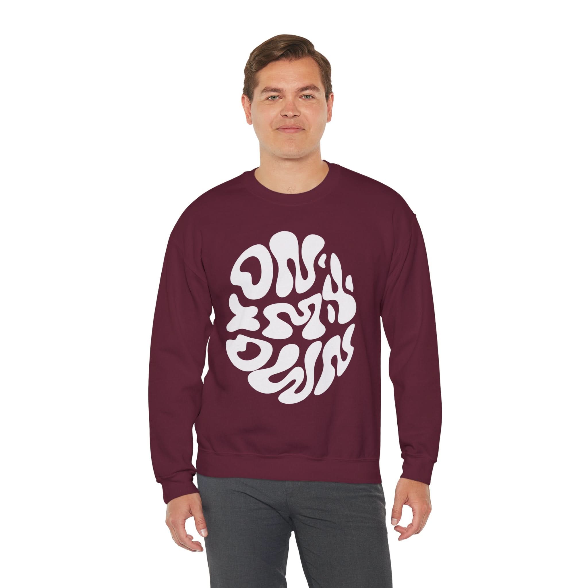 On My Own | Comfort Crewneck Sweatshirt - Unisex, Cozy Outfit, Casual Wear, Gift Idea, Trendy Apparel