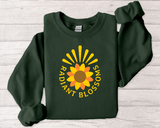 Radiant Blossoms Crewneck Sweatshirt
